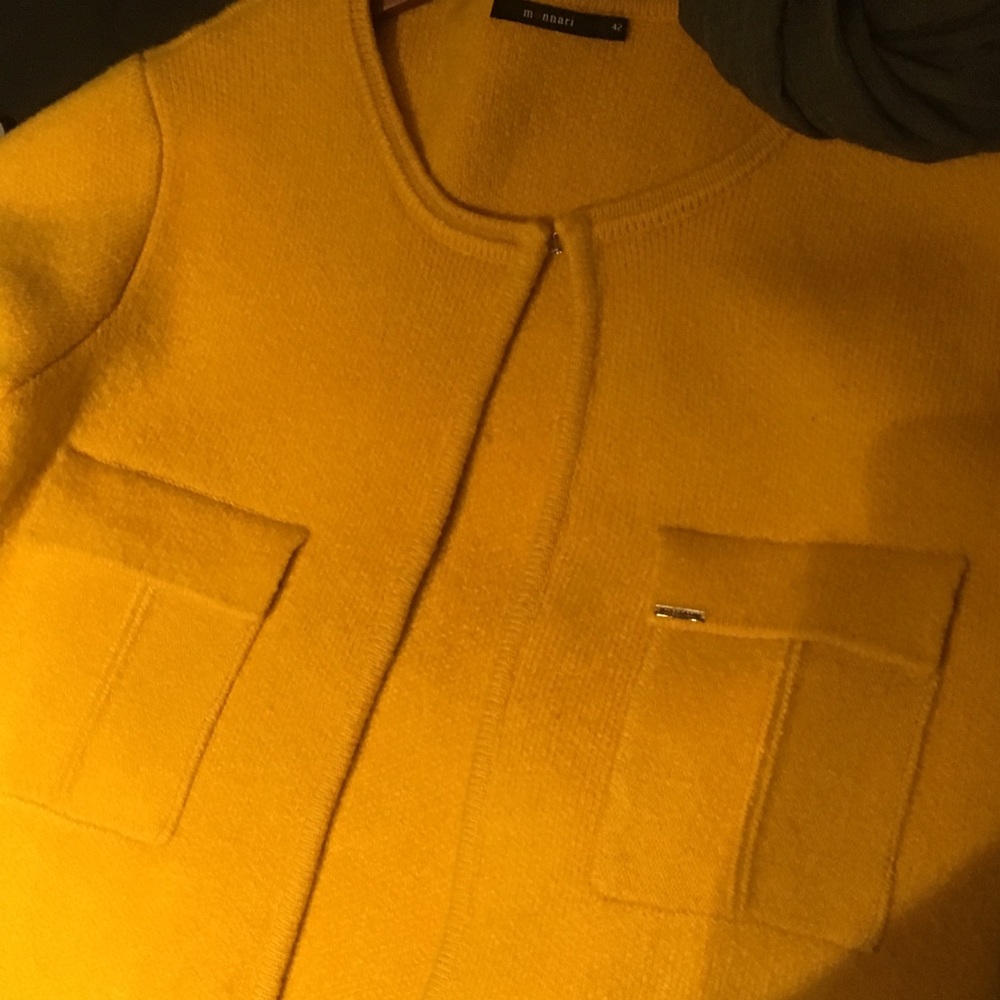 Coat sweater mustard - Picture 8 of 8